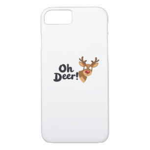 Oh Deer Clean Minimal Seeing iPhone 8/7 Case