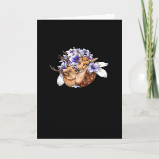 Oh Deer Clean Minimal Style Card