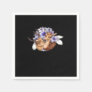 Oh Deer Clean Minimal Style  Napkin