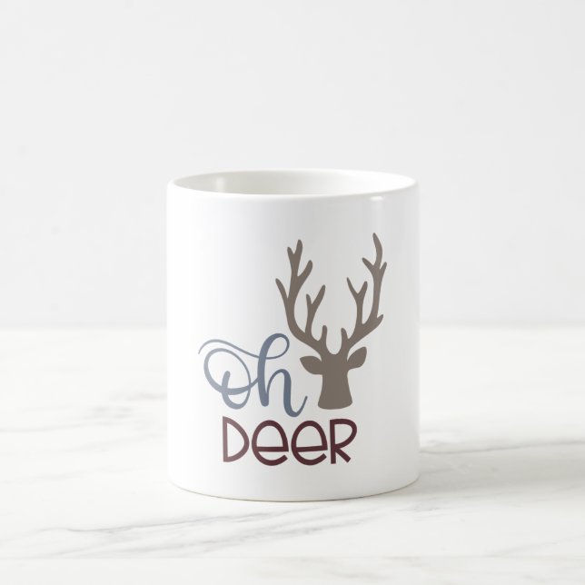 Oh deer coffee mug (Center)