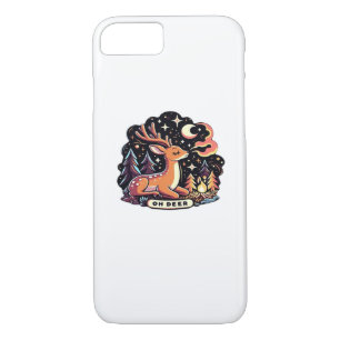 Oh Deer Contemporary Graphic Vibe  iPhone 8/7 Case