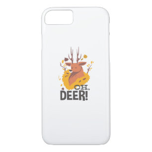 Oh Deer Contemporary Minimal Look  iPhone 8/7 Case