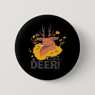 Oh Deer Creative Design  6 Cm Round Badge