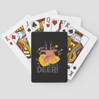 Oh Deer Creative Design Playing Cards