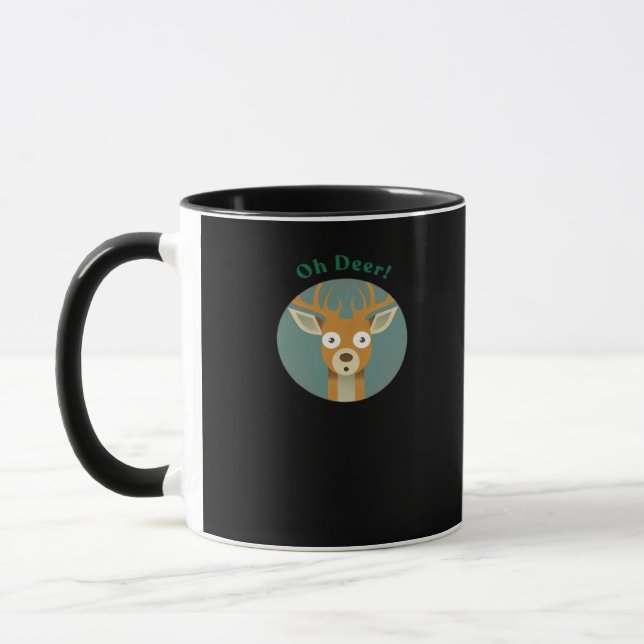 Oh Deer Creative Style Mug (Left)