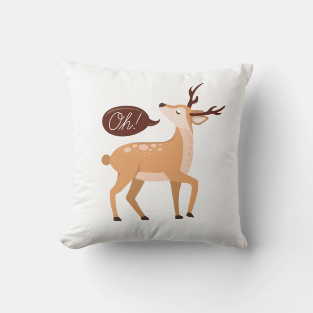 Oh Deer Cushion (Front)