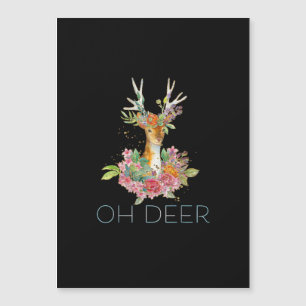 Oh Deer Cute Colorful Deer Minimal Design