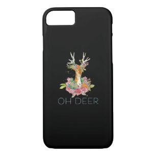 Oh Deer Cute Colorful Deer Minimal Design iPhone 8/7 Case