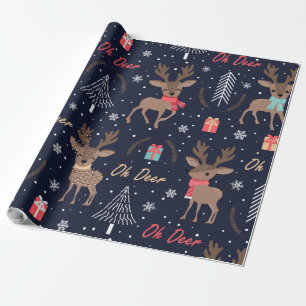 Oh Deer Cuties (large scale) Wrapping Paper