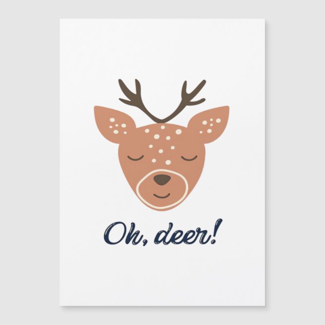 Oh Deer Deer Love Save The Deer Creative Design  (Front)