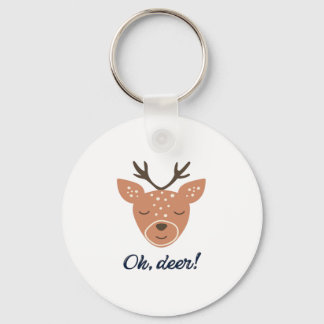 Oh Deer Deer Love Save The Deer Creative DKeychain Key Ring