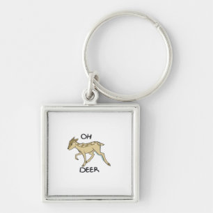 Oh Deer Elegant Timeless Style Key Ring