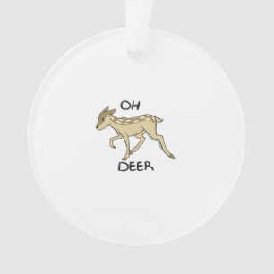 Oh Deer Elegant Timeless Style Ornament
