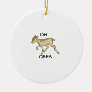 Oh Deer Elegant Timeless Style Ornament