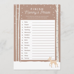 Oh Deer - Finish Mommy's Phrase Programme