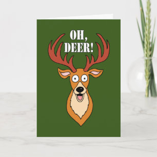 Oh, Deer Funny 65th Birthday Card