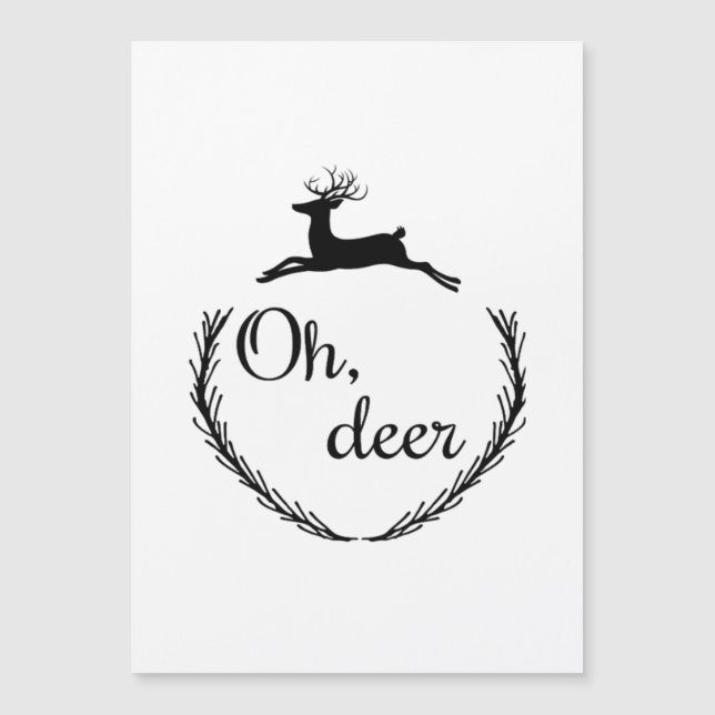Oh Deer Funny Style Design  (Front)