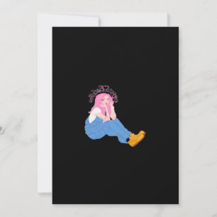 Oh Deer Graphic Artistic Design Flat Holiday Card