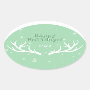 Oh Deer Holiday Sticker