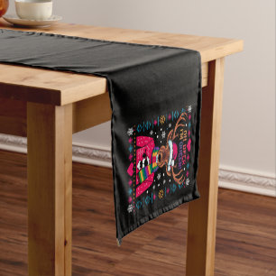 Oh Deer I'm Queer LGBT LGBTQ Gay Pride Ugly Xmas Short Table Runner