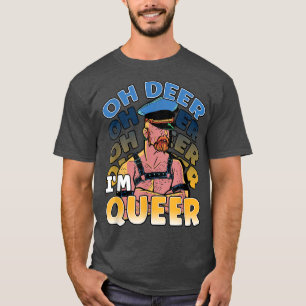 Oh Deer I'm Queer Rainbow LGBT Pride T-Shirt