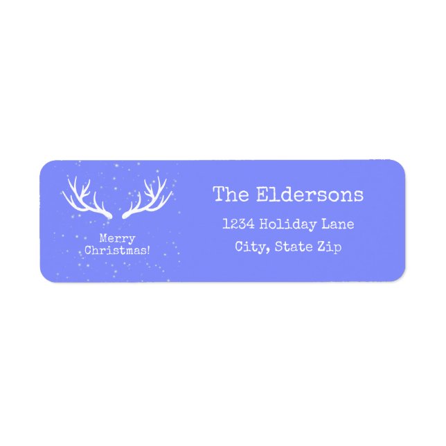 Oh Deer, it's Christmas Address Label (Front)