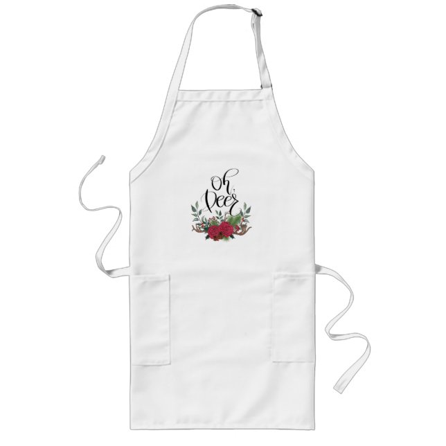 Oh, Deer Long Apron (Front)