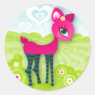 Oh Deer! Love Stickers