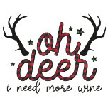 Oh Deer Magnet<br><div class="desc">Oh Deer design perfect for this coming holidays! Grab this design as a gift for your friend,  relative and loved ones. If you love these designs and still want more visit my store. Thank you for shopping!</div>