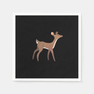 Oh Deer Me Whimsical Creative Design  Napkin