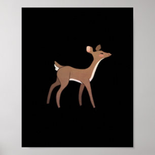 Oh Deer Me Whimsical Creative Design Poster