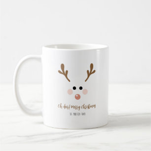 Oh deer! Merry Christmas Coffee Mug