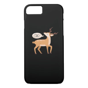 Oh Deer Minimal Clean Aesthetic iPhone 8/7 Case