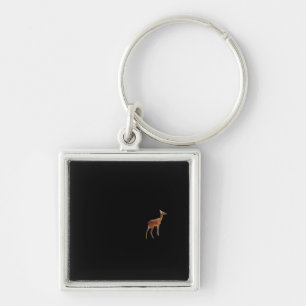 Oh Deer Minimal Design  Key Ring