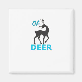 Oh Deer Minimal Design Magnet