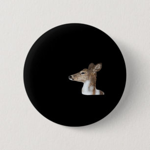 Oh Deer Minimal Modern Design 6 Cm Round Badge