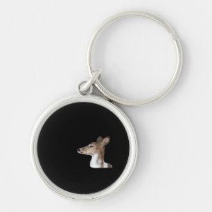 Oh Deer Minimal Modern Design Key Ring