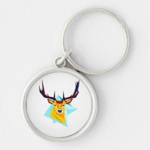 Oh Deer Minimal Rustic Style Key Ring