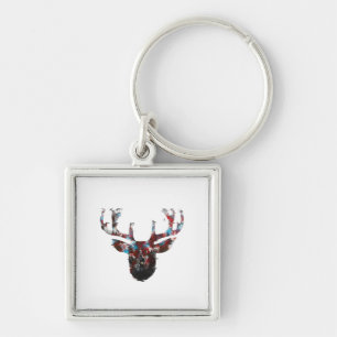 Oh Deer Minimal Style  Key Ring