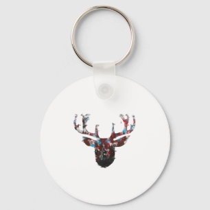 Oh Deer Minimal Style Keychain