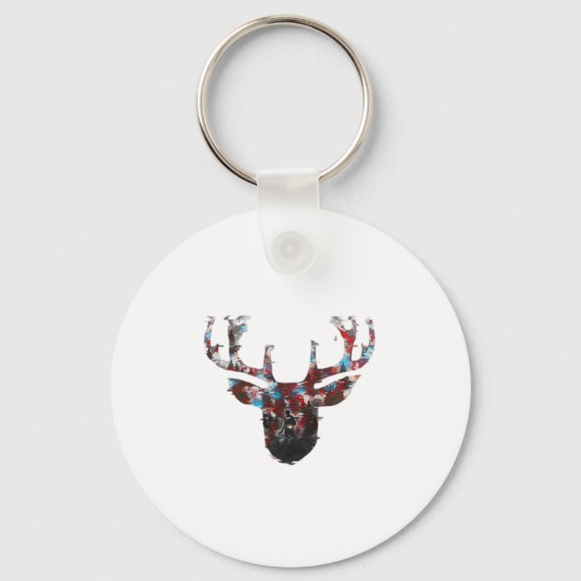 Oh Deer Minimal Style Keychain (Front)