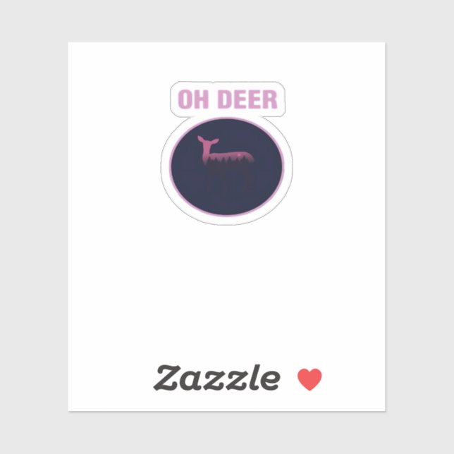 Oh Deer Modern Aesthetic  (Sheet)