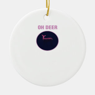 Oh Deer Modern Aesthetic Ceramic Tree Decoration