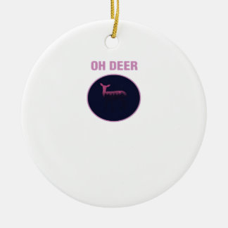 Oh Deer Modern Aesthetic Ceramic Tree Decoration