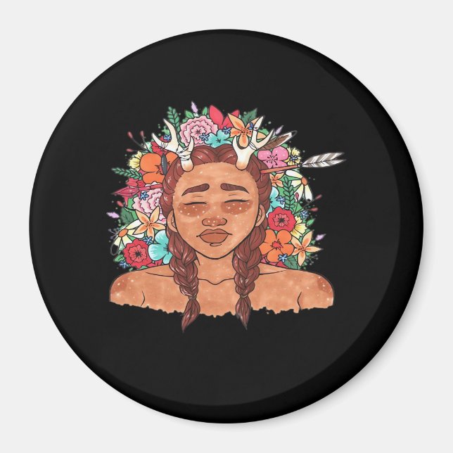 Oh Deer Modern Aesthetic  Magnet (Front)