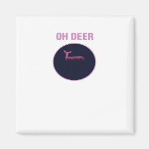 Oh Deer Modern Aesthetic Magnet