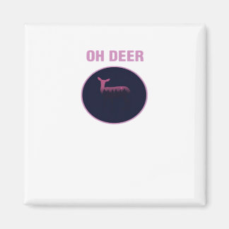 Oh Deer Modern Aesthetic  Magnet