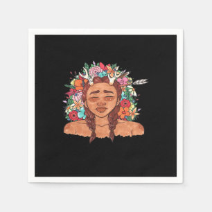 Oh Deer Modern Aesthetic Napkin