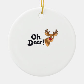 Oh Deer Modern Aesthetic Style Ceramic Tree Decoration