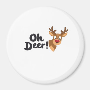 Oh Deer Modern Aesthetic Style Magnet